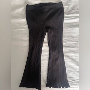 Ribbed Flare-Leg Leggings for Toddler Girls